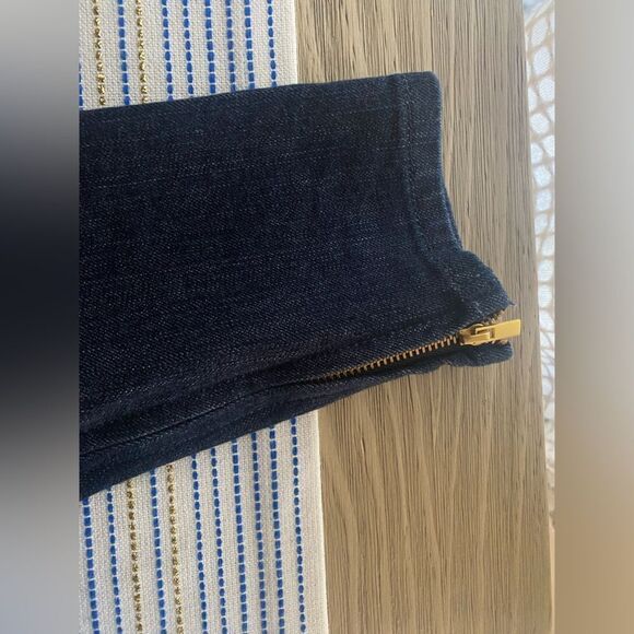 joe’s jeans Legging  Womens Size Medium Dark Blue Ankle Zip - Picture 9 of 12